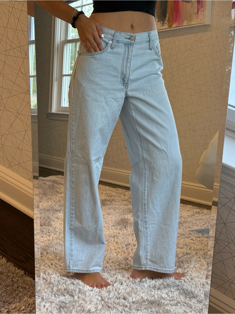 Levi's Light Blue Straight Leg Women's Jeans